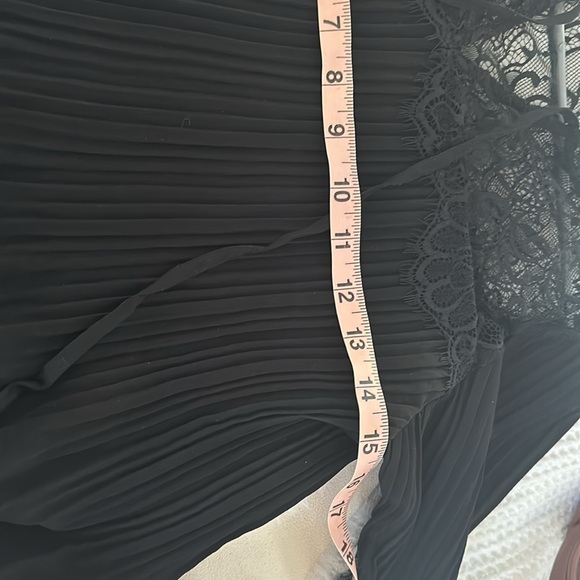 Maje Rockette Black Lace embroidered Peasant Shirt- EU size 1 1(US- S) - Picture 13 of 14